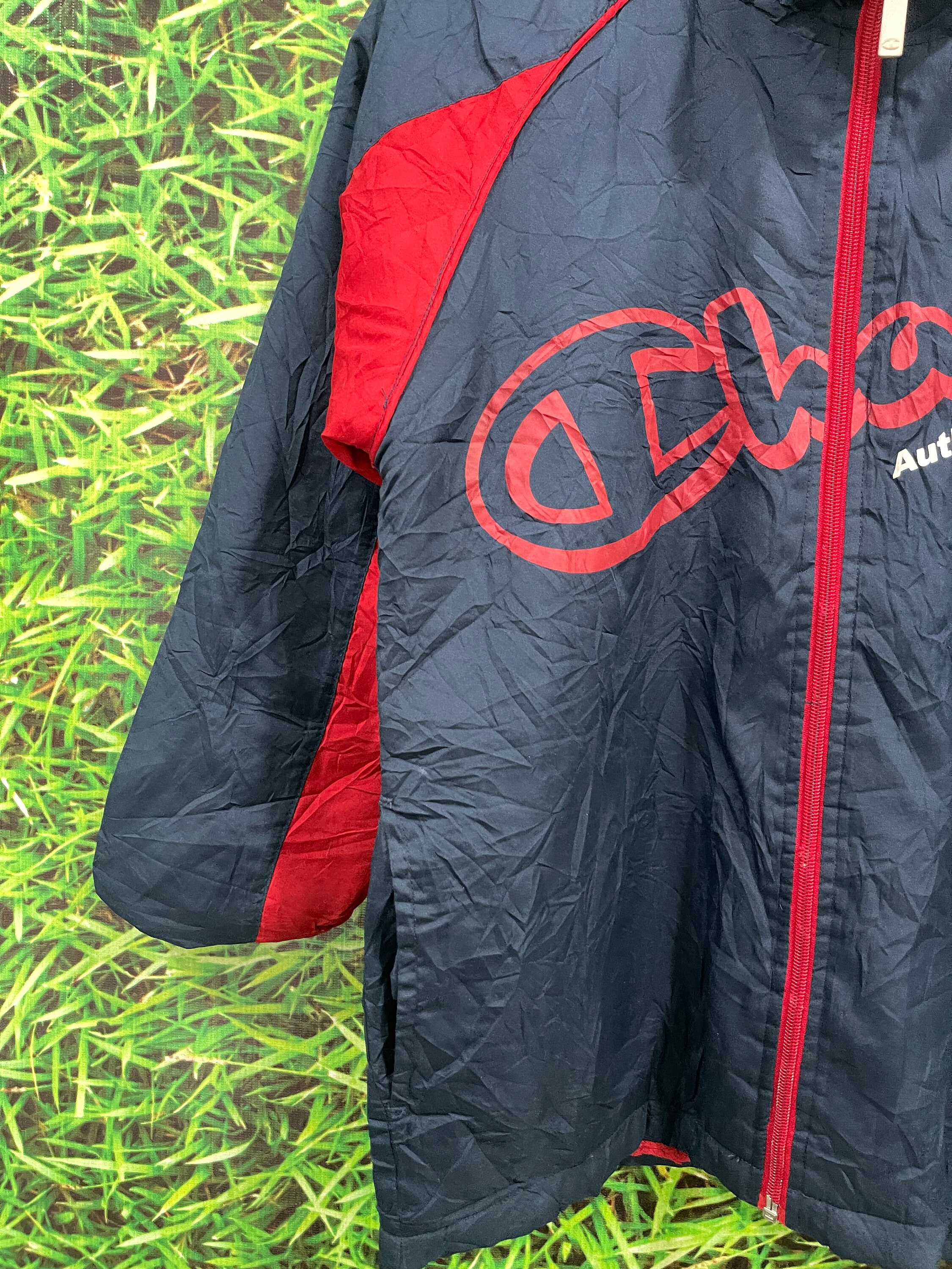 Vintage Champion Authentic Athletic Apparel Big Logo Jacket Etsy
