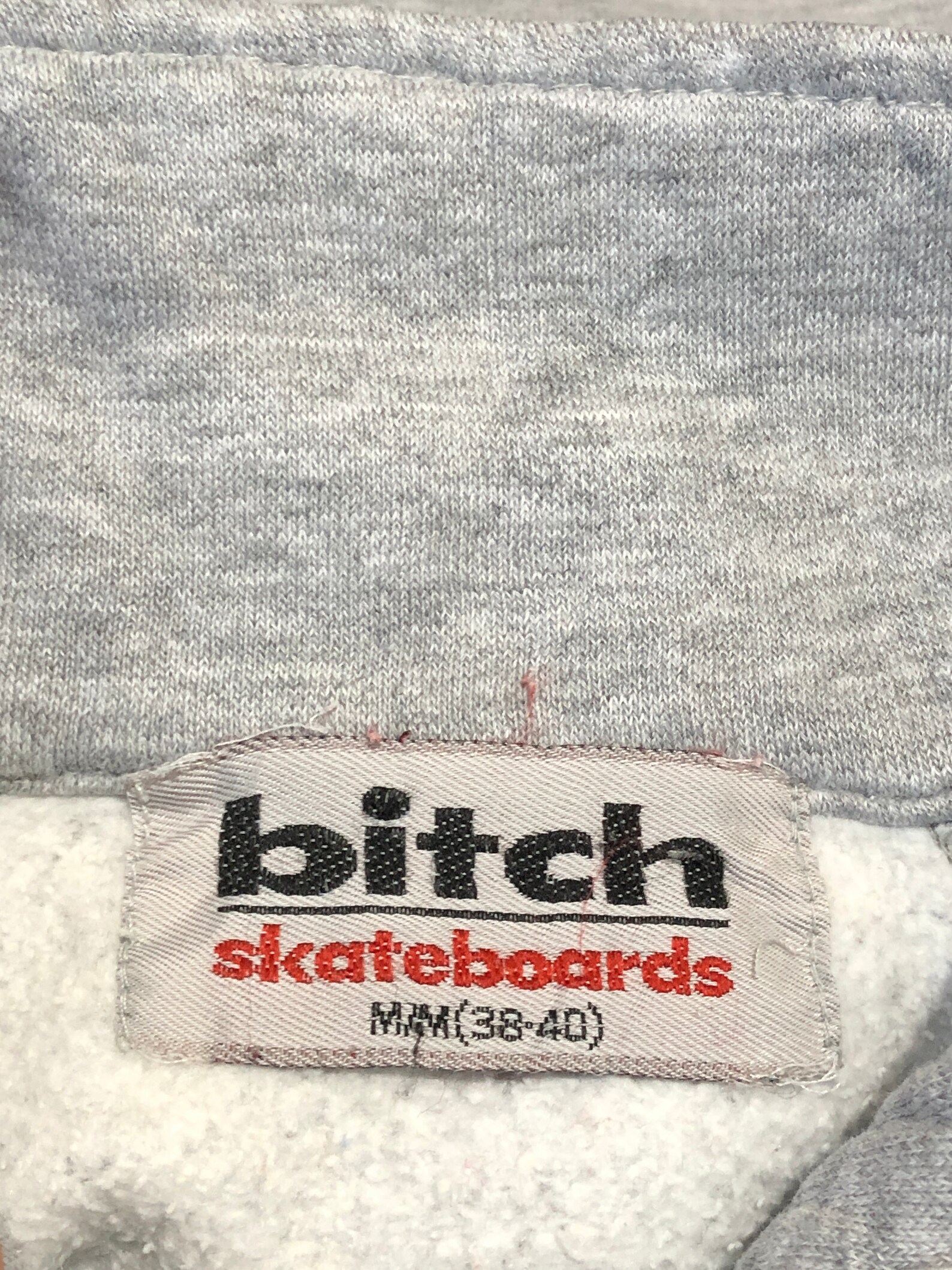 Vintage Bitch Skateboards Quarter Zip Embroidery Logo - Etsy