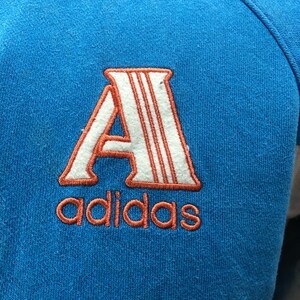 Vintage Adidas big logo quarter zipper code:ACE image 2