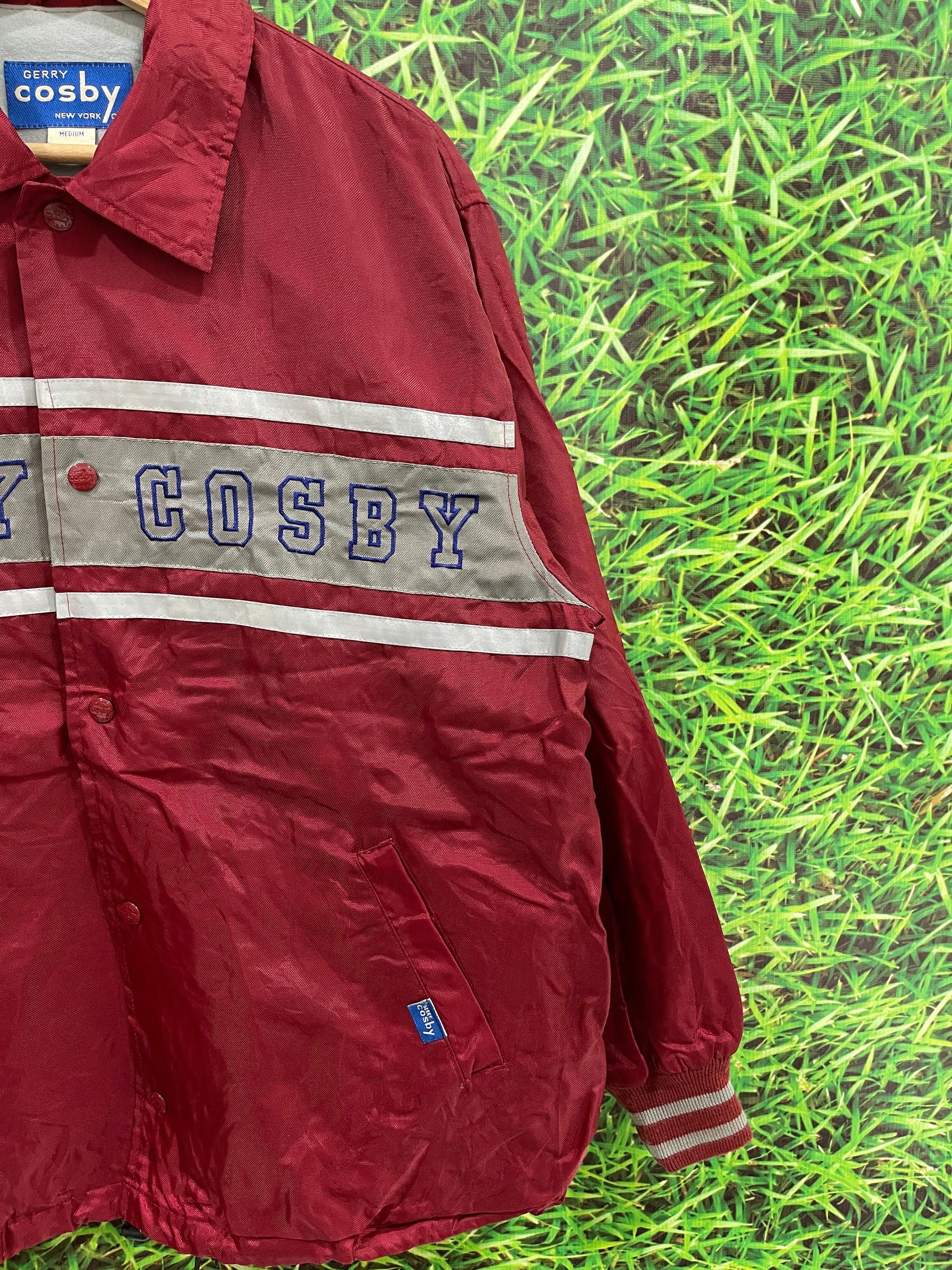 Vintage Gerry Cosby New York City Big Embroidery Logo Jacket Etsy