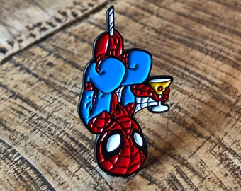 Spider-Man Saves Manhattan Cocktail Pin