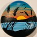 Sunset Rock Painting - Etsy