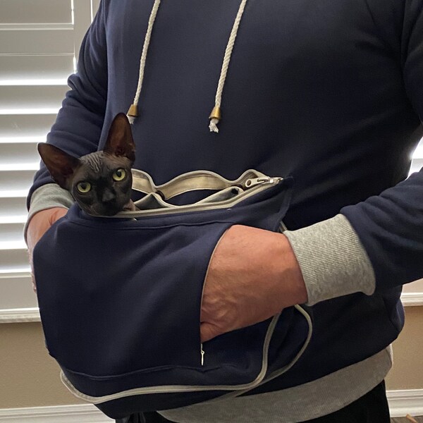 Pet Carrier Hoodie Etsy