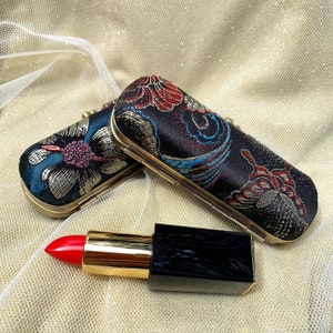 Porta rossetto retrò, regalo per lei, regalo di anniversario per le donne, regalo per la fidanzata