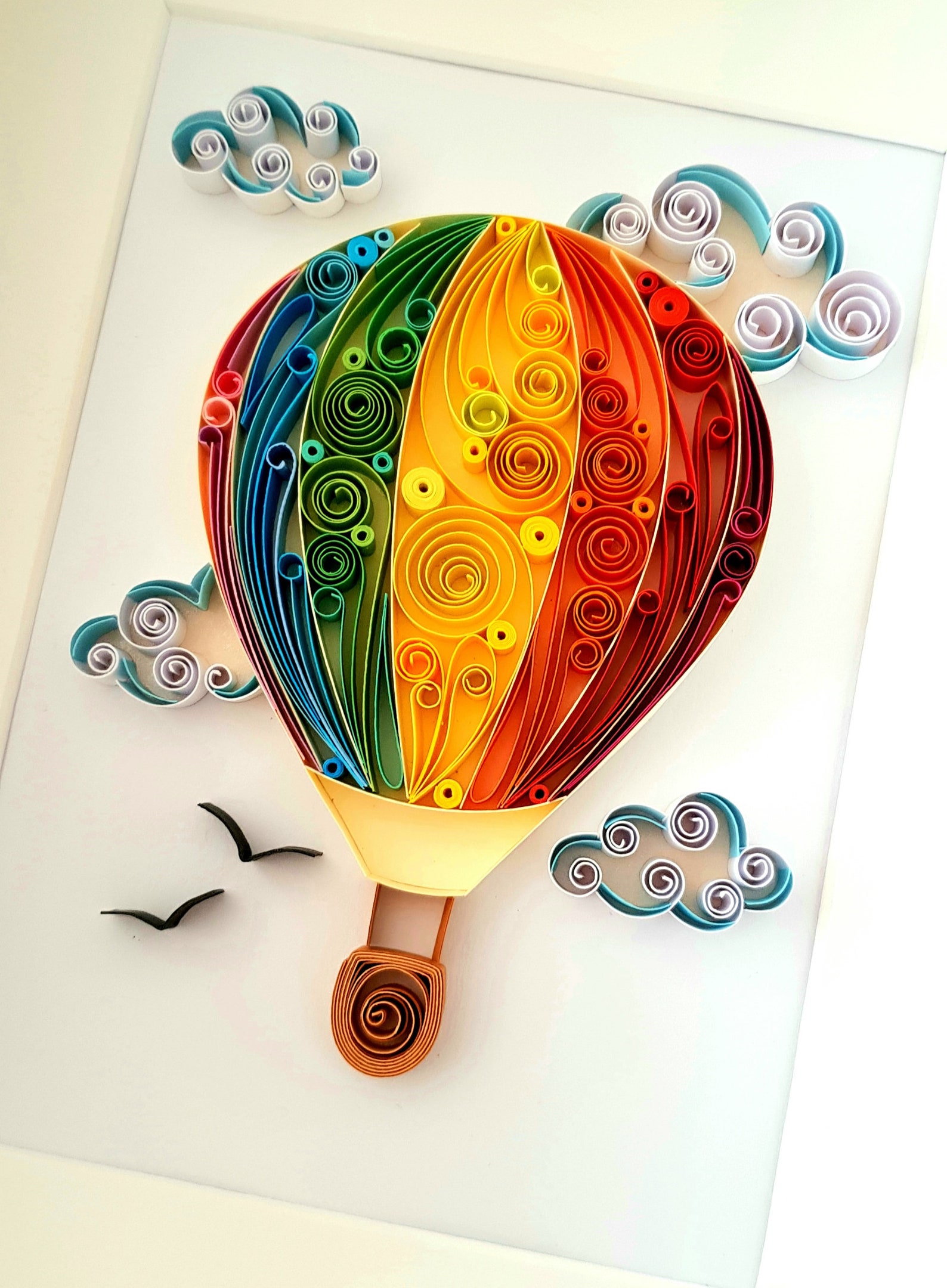 Hot Air Balloon Wall Art Hot Air Balloon Wall Decor Birthday Etsy