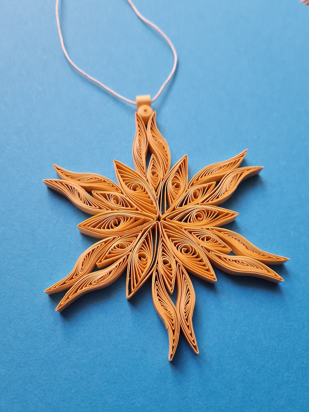 Christmas Snowflake Ornament Christmas Tree Ornament Handmade christmas-snowflake-ornament-christmas-tree-ornament-handmade