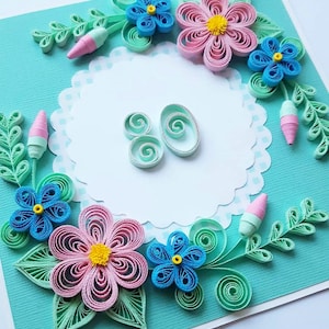 Carte de 80e anniversaire, Carte d’anniversaire faite à la main, Carte florale de 80e anniversaire, 40e, 50e, 60e, 70e carte d’anniversaire, Carte d’anniversaire, Anniversaire de maman