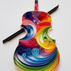 Viola Paper Art, Orchestra Art, Musician Gift, Music Room Decor, Music Instrument Art, Musical Wall Art, Viola Art, Music Gift, Viola Gift