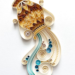 Aquarius Birthday Gift, Aquarius Wall Art, Aquarius Paper Quilling Art, Aquarius Home Decor, Celestial Wall Decor, Astrology Gift