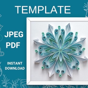 Template for Christmas Quilling Gnome, Quilling pattern, Quilling Template easy instructions, Beginner Pattern and template