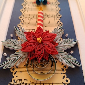 Presente de feriado exclusivo, arte em papel 3D, arte original, decoração de parede de Natal, presente de Natal para mamãe, arte de feliz Natal, ideias para presentes de feriado