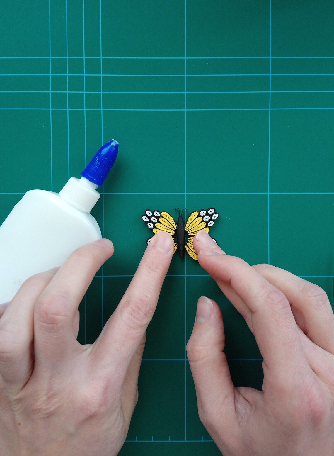 Quilling Butterfly Tutorial Step by Step Tutorial How to Etsy