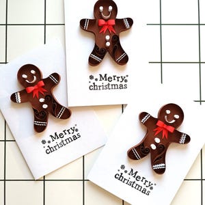 Kerstkaarten set van 3 wenskaarten voor kerst Kerstkaart Unieke kerstkaarten Vrolijke kerstkaart voor haar hem meisje moeder vader