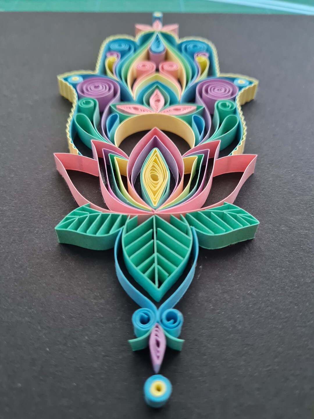 Lotus Wall Decor, Lotus Wall Art, Yoga Art, Lotus Wall Hanging Decor