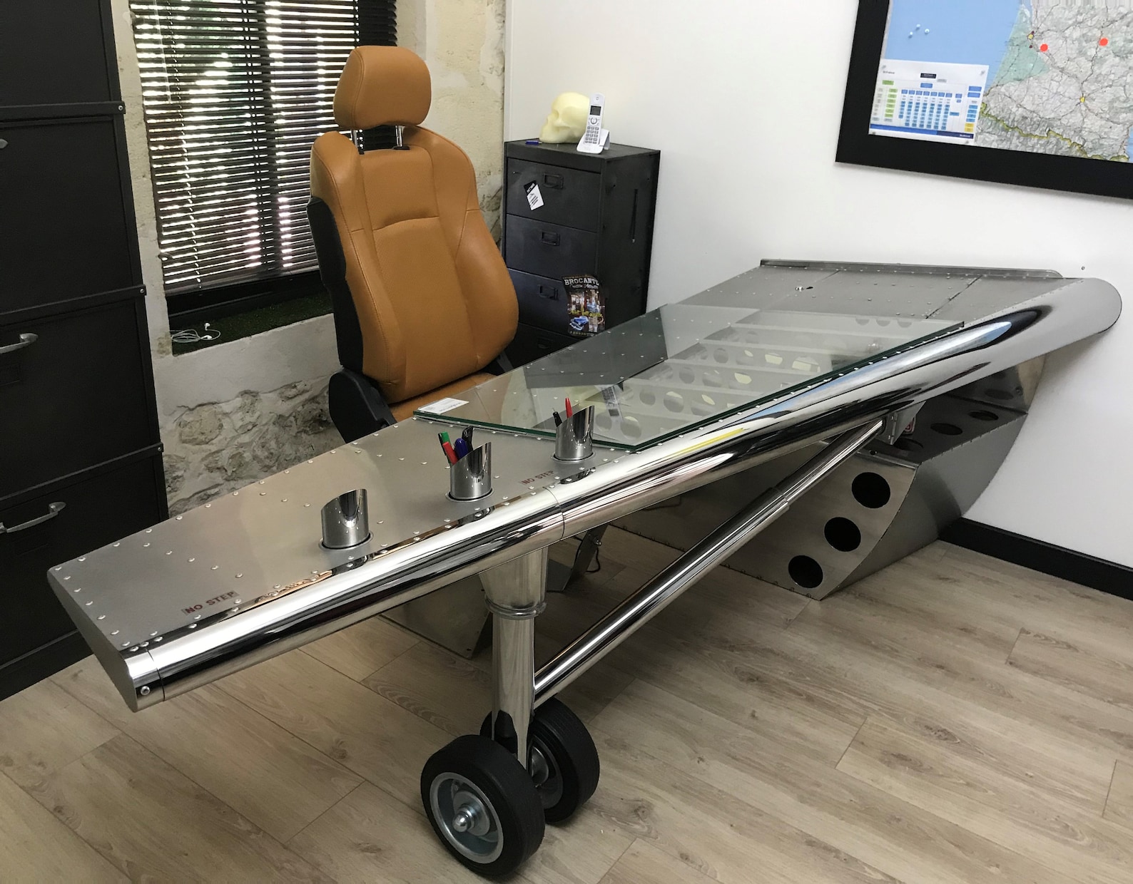 Airplane Wing Design Desk Etsy