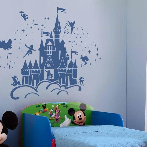 Disney Castle Wall Decal Princess Castle Vinyl Sticker Etsy