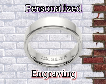 Personalized Gifts, Engraved Ring, Customized Ring, Custom Ring,