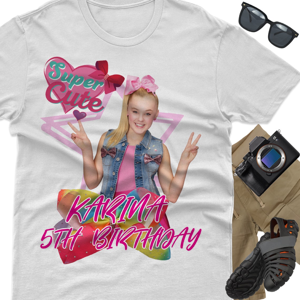 Jojo Siwa Iron on Transfer Jojo Siwa Birthday Shirt Design | Etsy