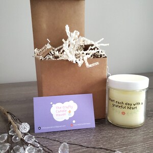 Oatmeal Cookie Hand Poured Jar Candle | Positivity Candles | Perfect Gift | 4 OZ