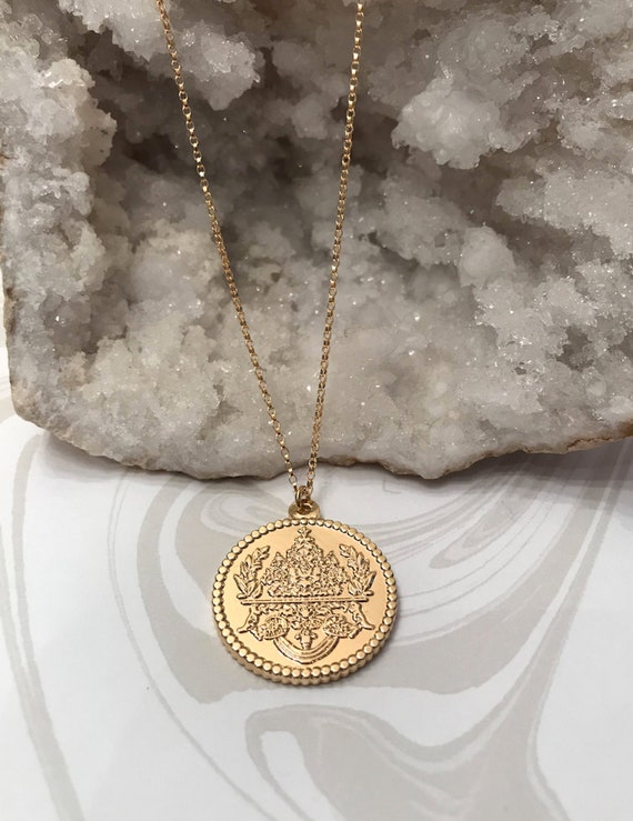 20 inch gold necklace with pendant