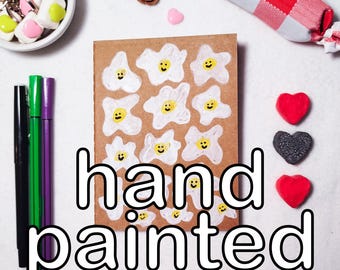 Hand Painted Kraft Notebook One of a Kind | Journal A6 | Handmade Sketchbook | Unique Gift | Children notebook | Children illustration