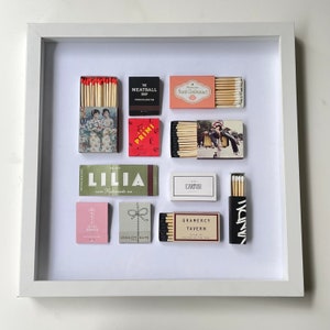 Custom 12x12" or 11x14" Matchbook Shadowbox