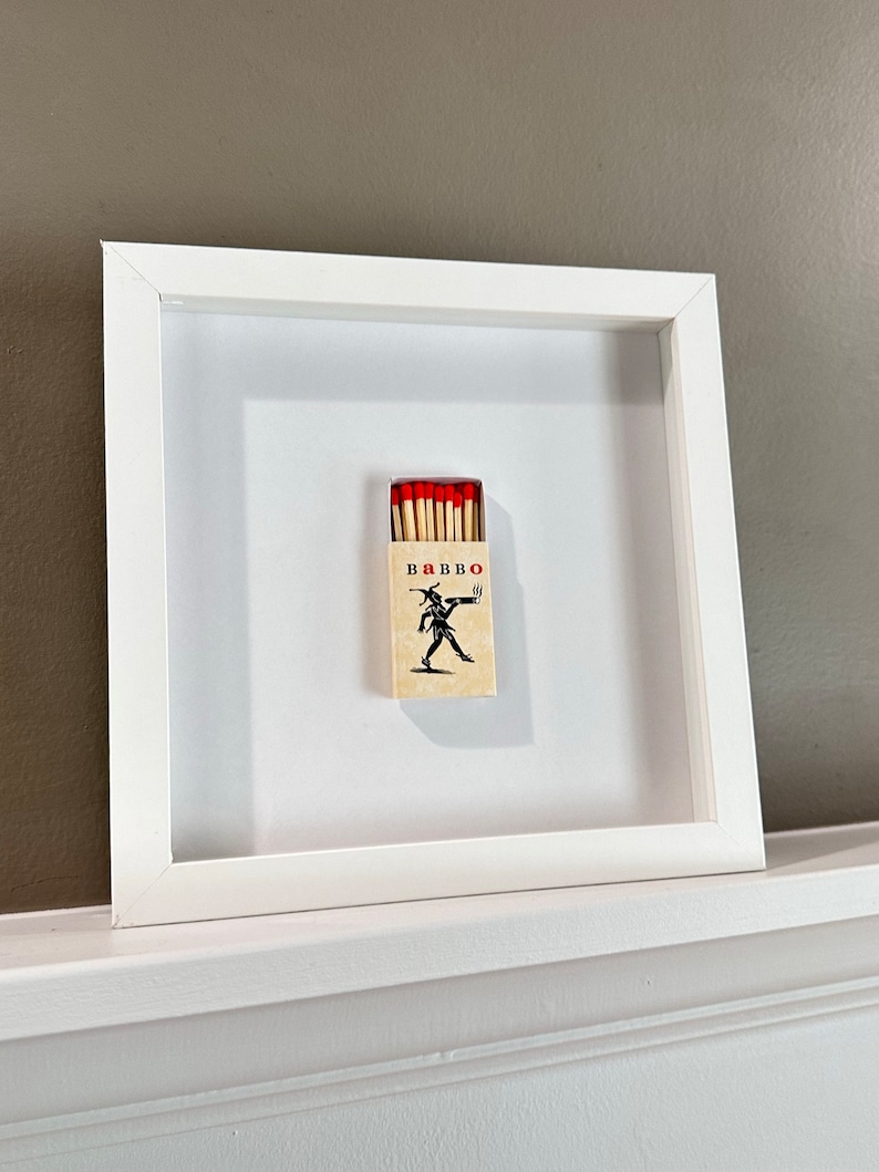 Babbo, NYC | Matchbook Shadowbox - Etsy