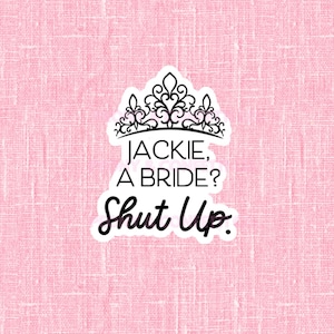 The Bachelorette Diaries Decals: Genovia Princess Theme (Set of 6)