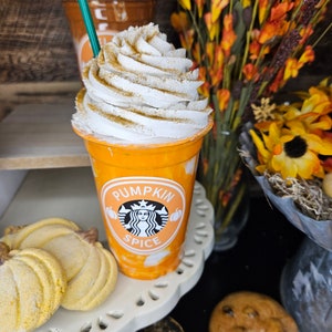 10 oz. Pumpkin Spice/Butterscotch/Praline/Chi Spice Faux Frappuccino