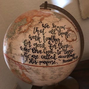 Globo con letras a mano con letras a mano citado personalizado (cotización larga)