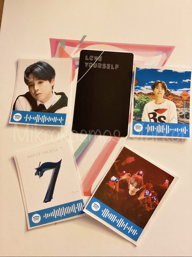 BTS Spotify Musik-Codes Aufkleber | Etsy