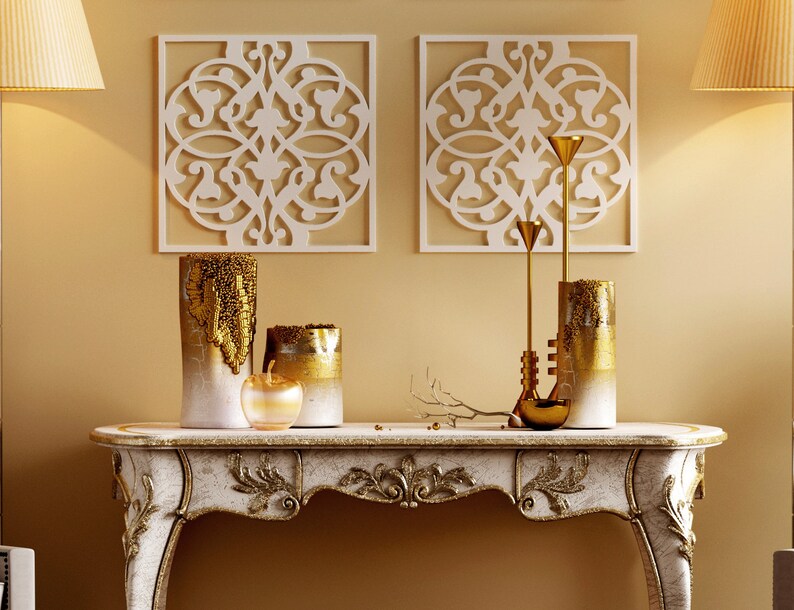 Wall decor fretwork decorative panels home decor idea | Etsy