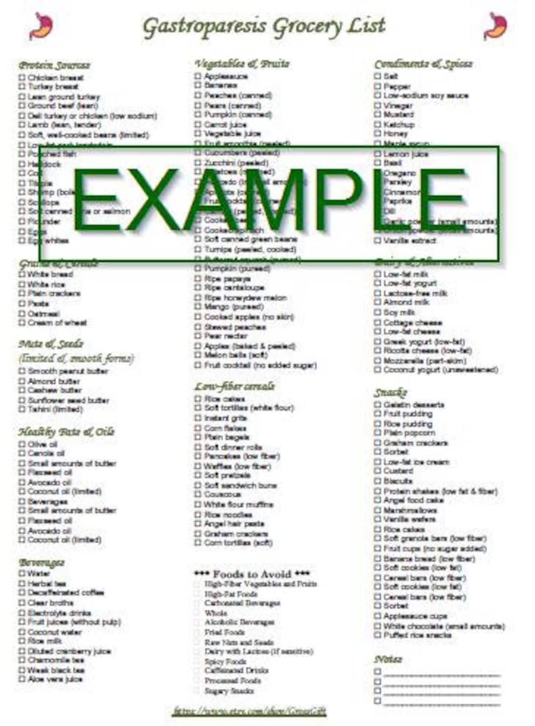 gastroparesis-extended-printable-stomach-health-grocery-food-list