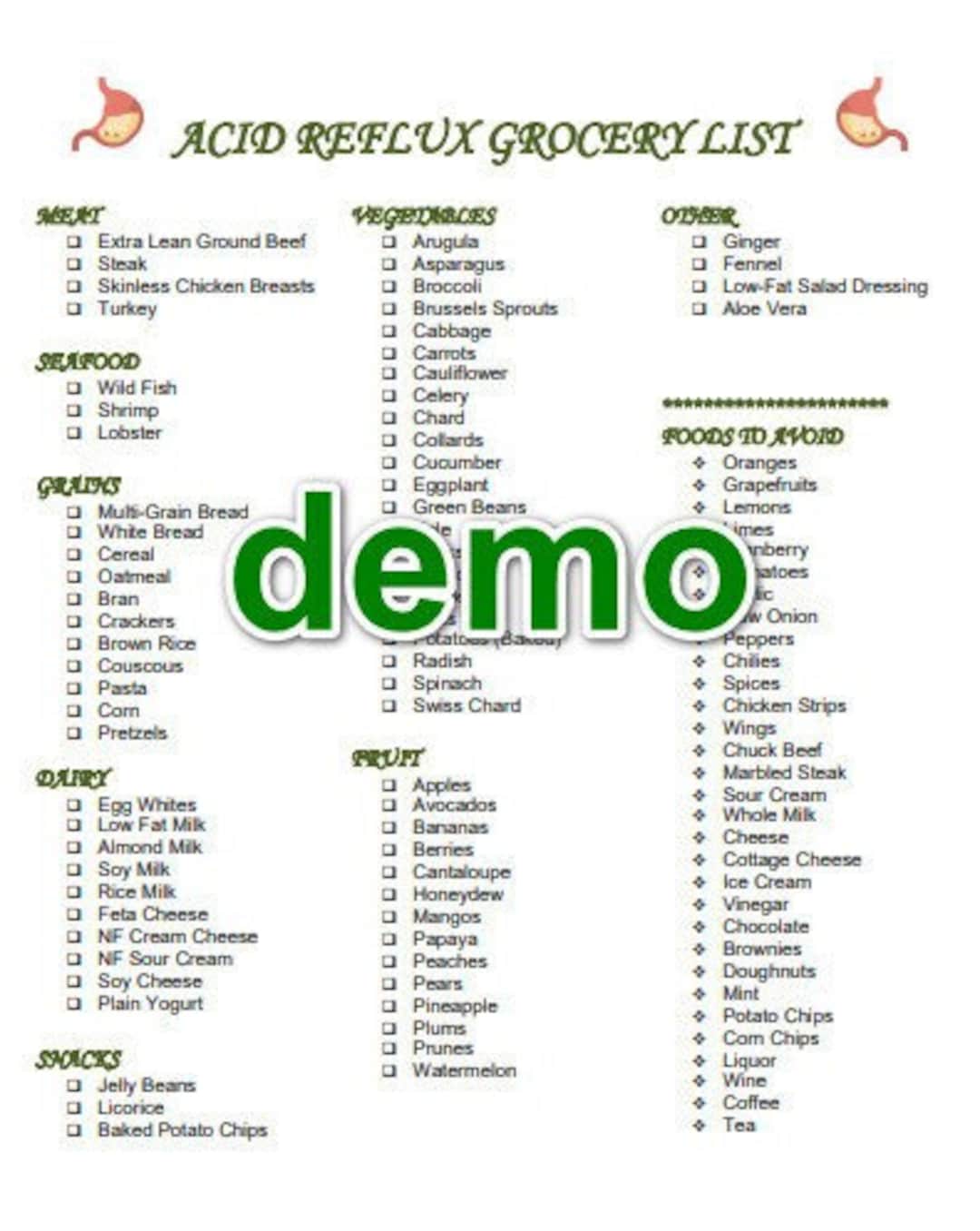 heartburn-acid-reflux-diet-grocery-shopping-list-2-in-1-pdf-etsy