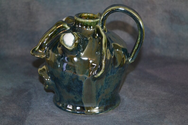 JONAH Southern Folk Art Face Jug Pottery Hand Thrown Etsy