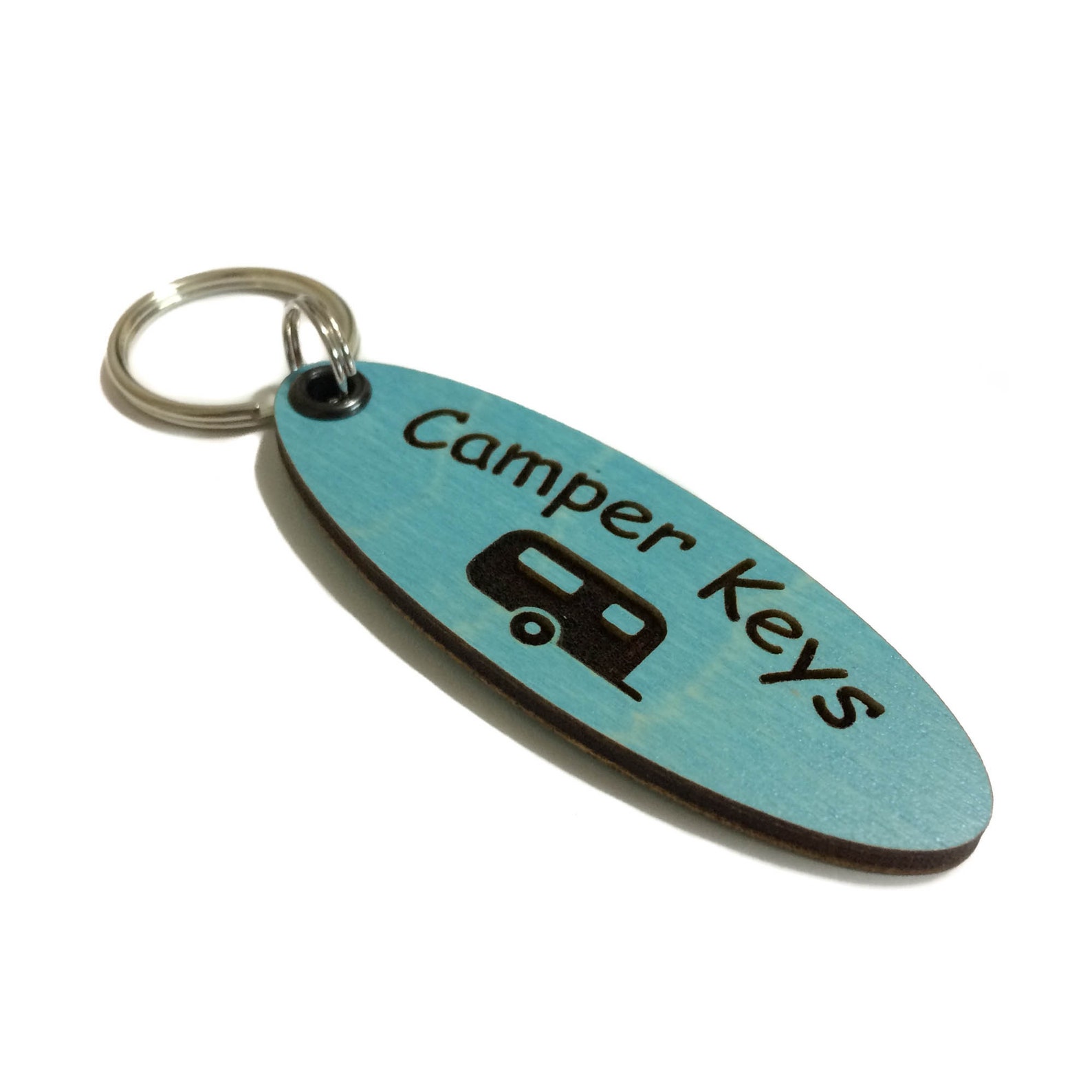 Camper Keychain Camper Gift Camper Keys Wood Key Chain Ring Etsy