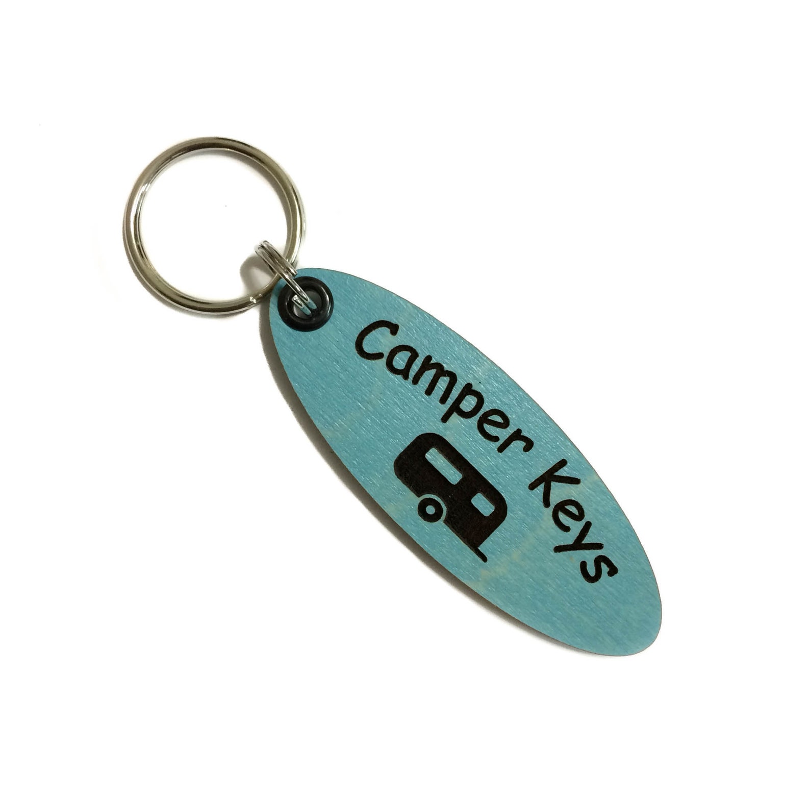 Camper Keychain Camper Gift Camper Keys Wood Key Chain Ring Etsy