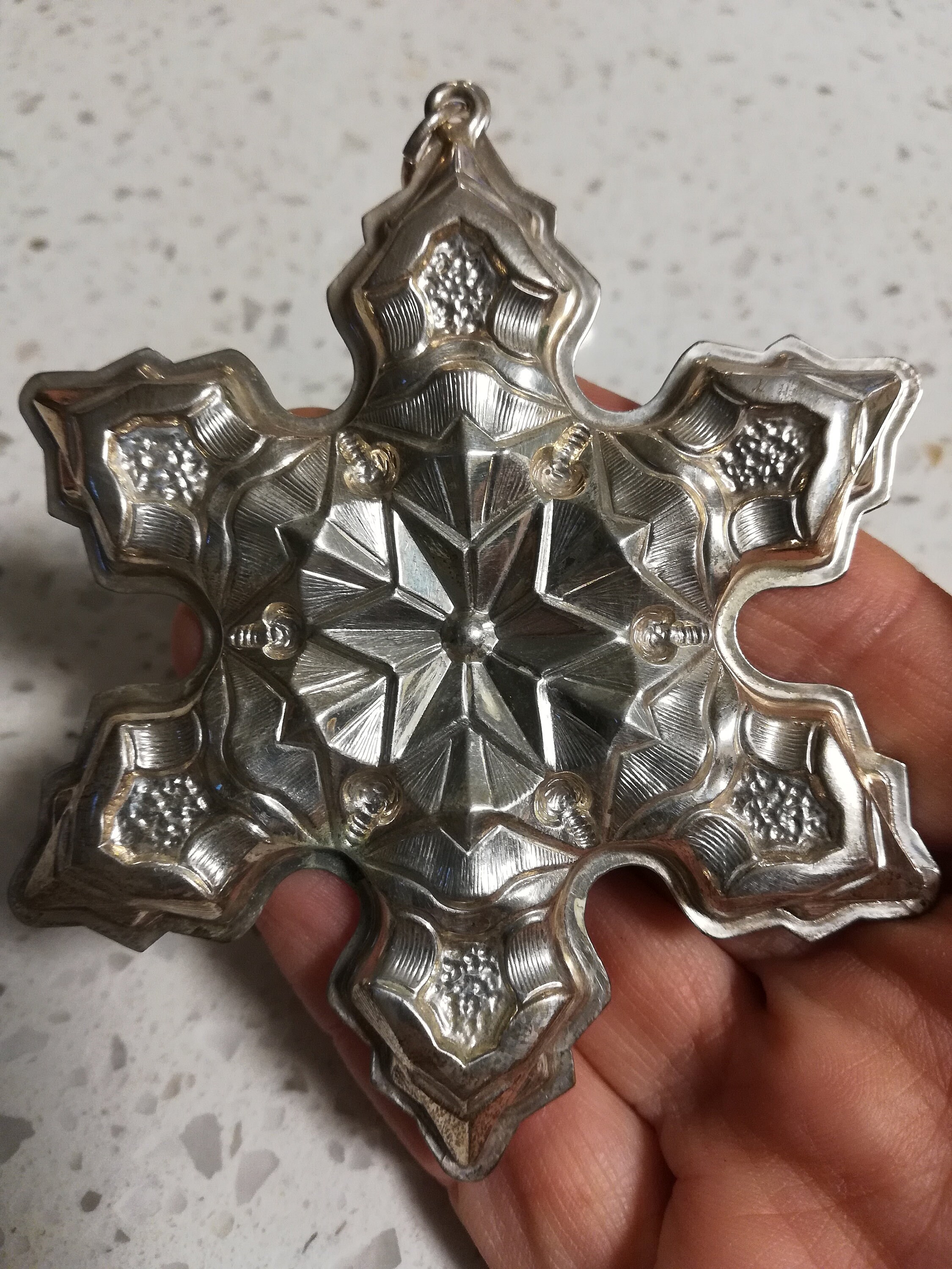 Gorham sterling silver snowflake 1975 with box and dust bag Etsy