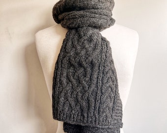 PonchoShawlScarves Men's Knit Wool Scarf
