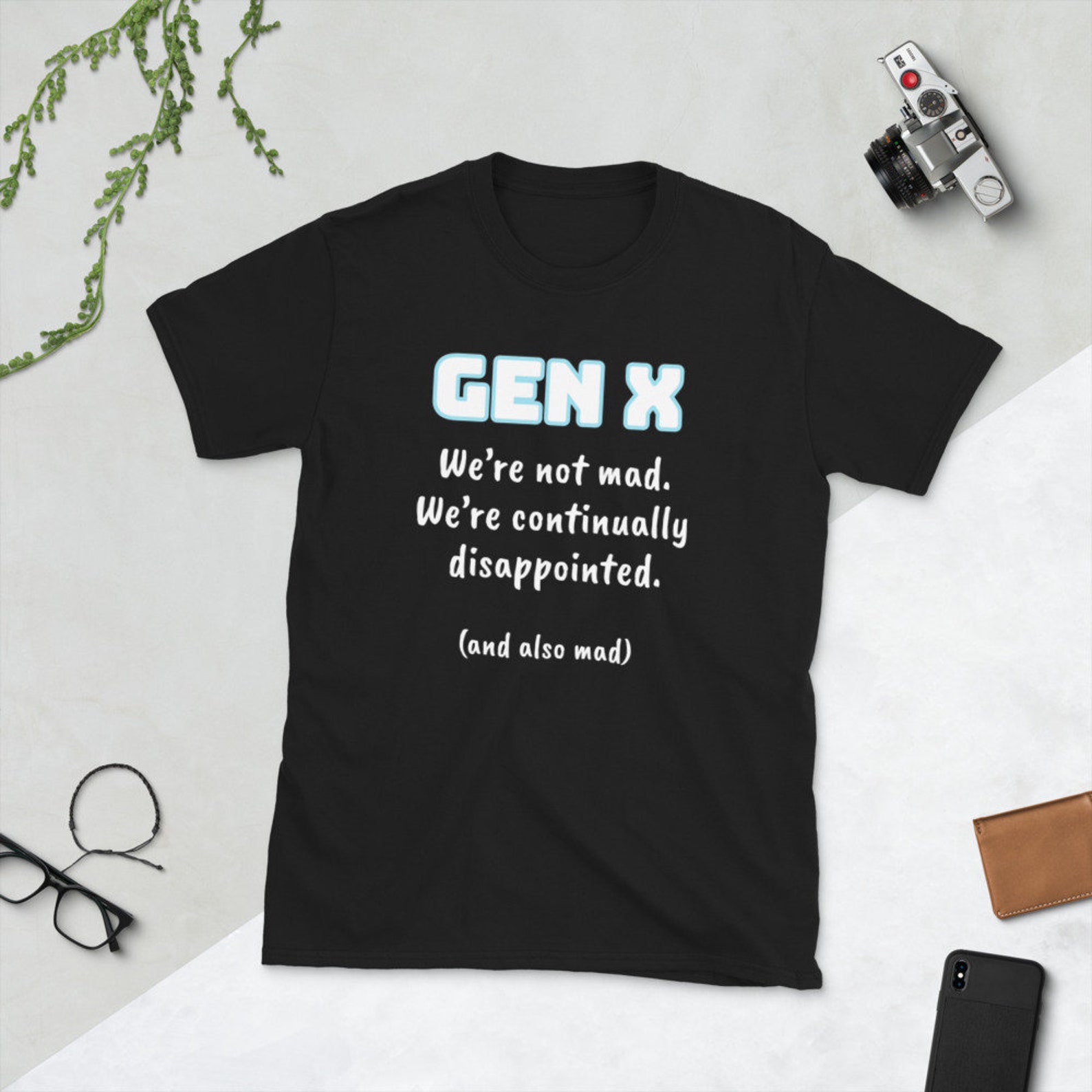 Gen X ShortSleeve Unisex TShirt Generation X Ladies Etsy