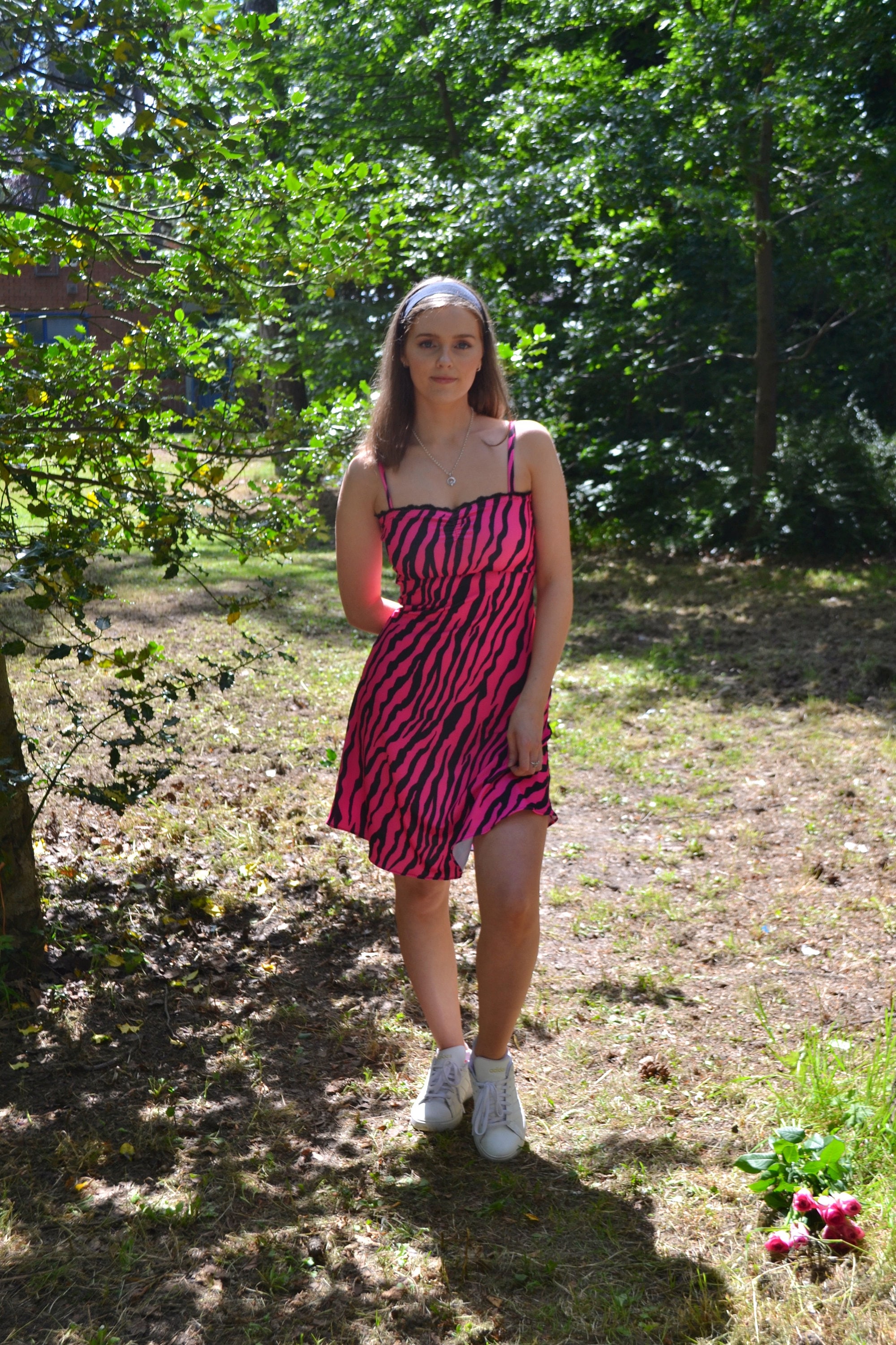 Pink Zebra Print Dress - Festival Inspired Y2K Fashion | Black Lace |  Summer Strappy Dress - Etsy