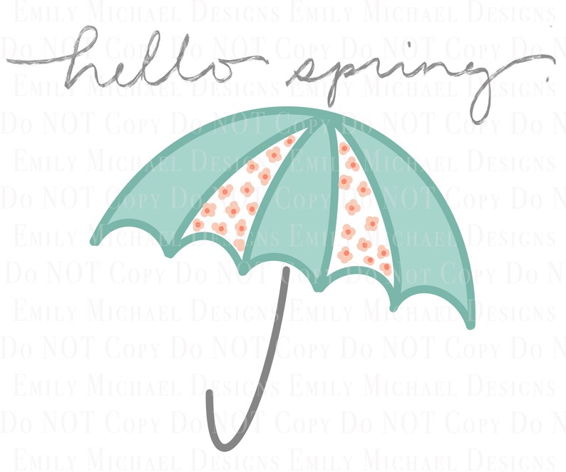 Hello Spring Digital Art Spring Sublimation PNG Spring Digital | Etsy
