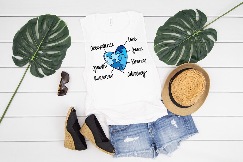 Autism Puzzle Heart Png