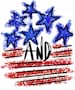 Stars and Stripes Splatter Paint Digital Download Independence Day PNG American Flag Sublimation PNG 