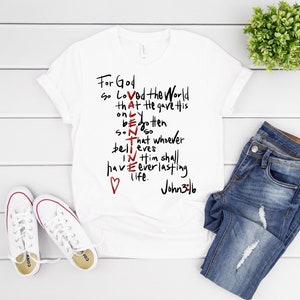 For God so Loved PNG Valentine Art PNG Digital Download Valentine ...