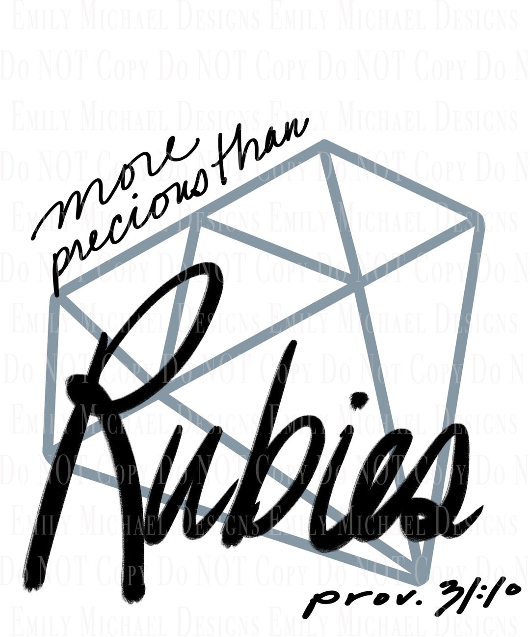 More Precious Than Rubies Digital Download Sublimation Hand Lettered ...