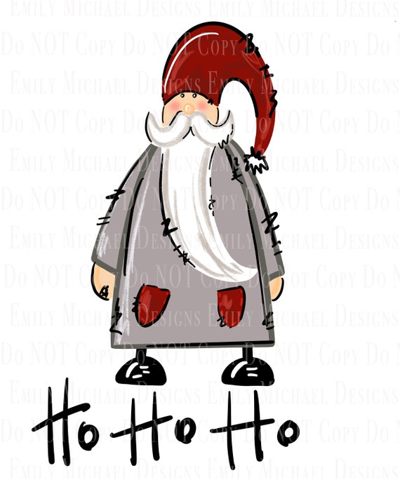 Old World Santa PNG Christmas Image Santa Sublimation PNG Digital Christmas Art Printable Santa Art