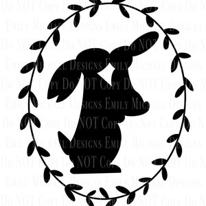 Mamma e bambino coniglietto immagine digitale sublimazione di Pasqua PNG bianco e nero coniglietto sagoma arte disegnata a mano