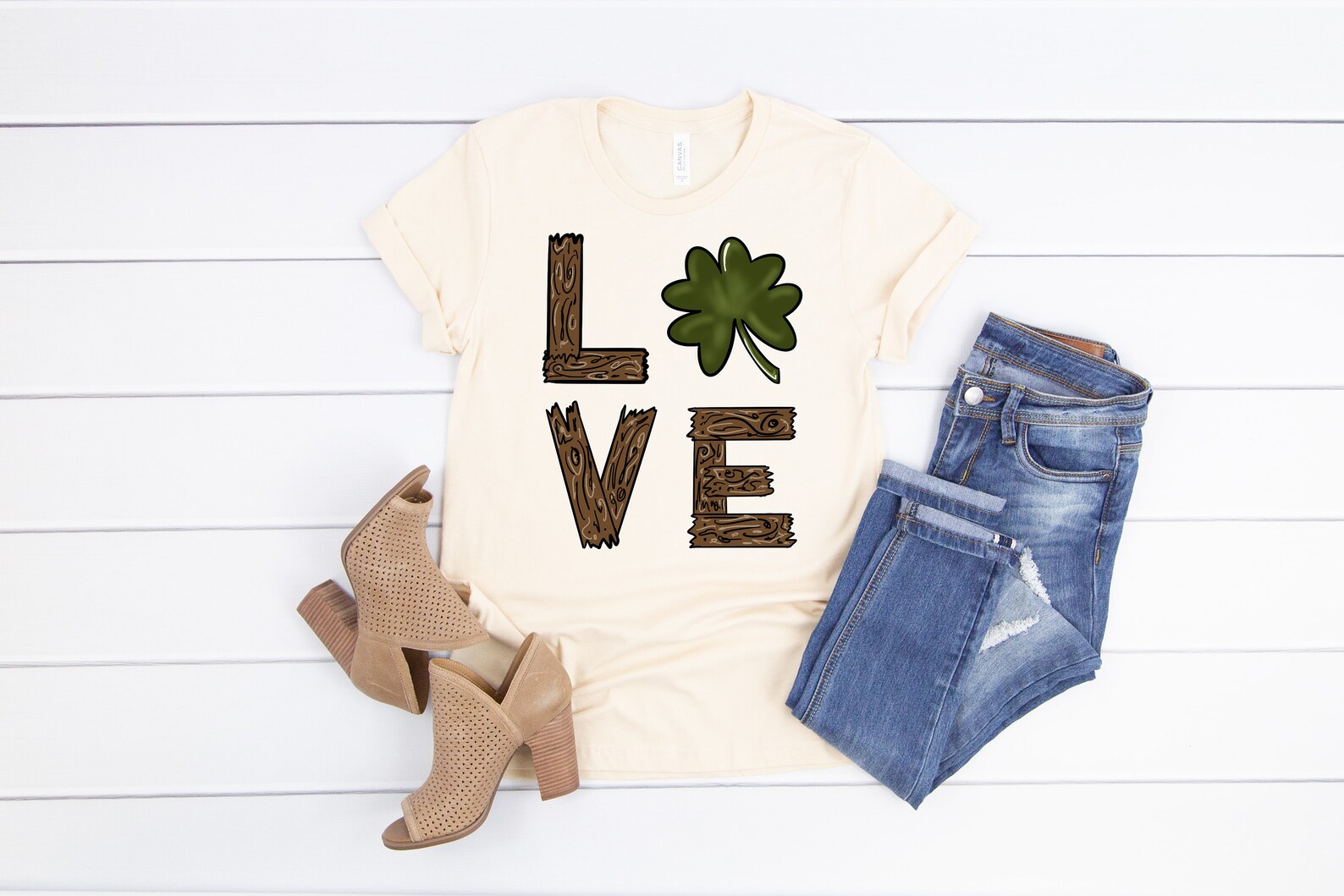 Shamrock Love Digital Download PNG Digital Art PNG Shamrock - Etsy