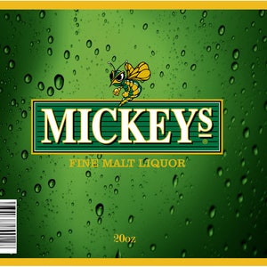mickeys malt beer sublimation